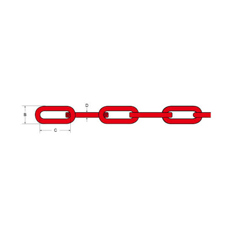 Cadena de eslabones DIN763/DIN766